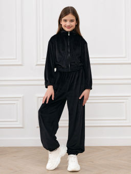 Костюм для девочек Элис Черный М-06КД MODAMICA