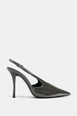 FAUX PATENT SLINGBACK SHOES - Zara фото 7