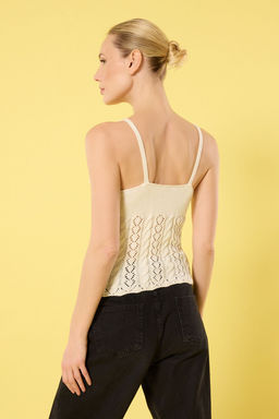 Trendyolmilla Kemik Kurdele Detayl? Ask?l? Bluz TWOSS25BZ00188