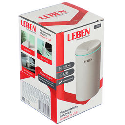 Увлажнитель воздуха 300мл с подсветкой 118*70мм LEBEN 246-002