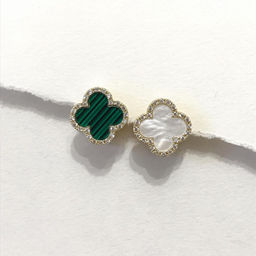 19-502530370-3 Серьги двусторонние