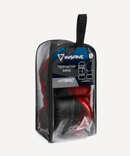 Перчатки MMA INSANE HYBRID IN24-MG100, красный