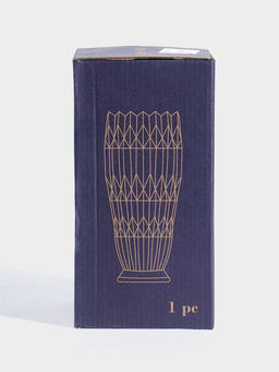 Ваза стекло настольная "Остин" геометрия, 22х11 см, прозрачный