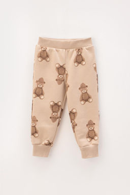КР 400592/темно-бежевый,плюшевый мишка к410 брюки д/мал яс