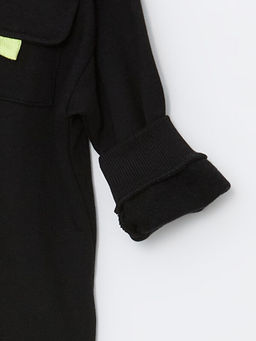 Bisiklet Yaka Bask?l? Erkek ?ocuk Sweatshirt ve E?ofman Alt 2li Tak?m - Waikiki фото 3