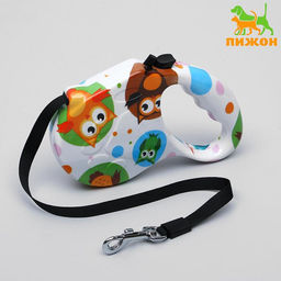 Рулетка Лапа, 5 м, до 35 кг, принт совы