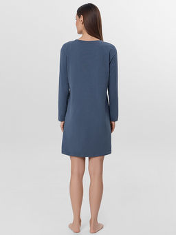 Платье женское домашнее с надписью Blah blah - Mark formelle фото 2