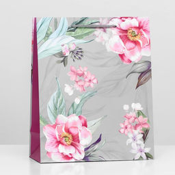 Пакет подарочный Летний фейерверк, 26 х 32 х 12 см