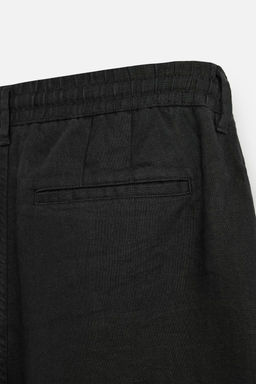 100% LINEN BERMUDA SHORTS - Zara фото 10