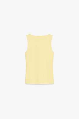 POLYAMIDE TOP WITH WIDE STRAPS - Zara фото 10