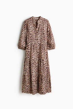 Vestido escalonado de corte midi - H&m фото 3