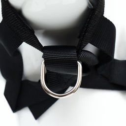 Недоуздок-намордник для собак строгий, размер XXL, ОM 28-38 см, ОШ 22-30 см, черный - Пижон фото 5