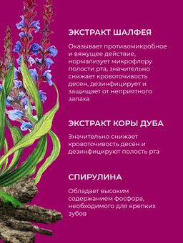 Зубная паста-гель Для ортодонтических и ортопедических конструкций - Siberina фото 7