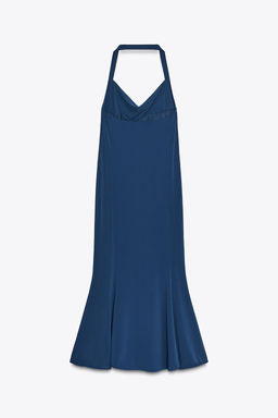 FLOWING HALTER DRESS - Zara фото 7