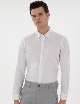 Gri Slim Fit Uzun Kollu G_mlek