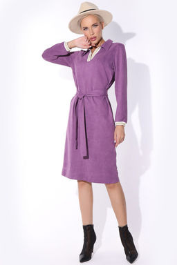 Платье Поло (ежевика) - Эльза фото 7