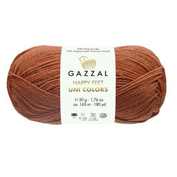 Хеппи фит однотонный (Happy feet Uni Colors) пряжа GAZZAL 75%меринос 25%полиамид10х50г/165м