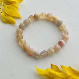 Браслет из Агата "Сакура"