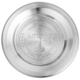ЧАЙНИК AGNESS СО СВИСТКОМ 2,5 Л, SILVER, ИНДУКЦИОН. ДНО  фото 4