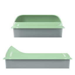 Лоток с бортом "Барсик"/"Мур-мяу"455х355х150 мм, арт. А(М6931), (М7847)