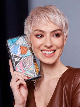 Кошелек Z24-2424 multicolor-black