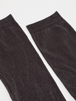 Цена за 2 пары. Носки Классические CONTE Сияющие носки с люрексом grafit