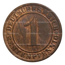 1 рентенпфенниг 1923 года Е Германия