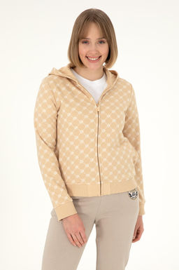 Женский свитшот песочного цвета Неожиданная скидка в корзине - U.s. polo assn фото 3