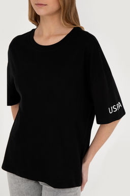 Женская черная футболка - U.s. polo assn фото 13