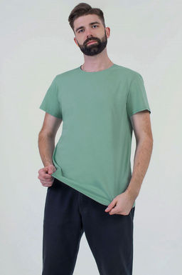 Арт. 61130 Футболка мужская 48-58 (6 шт) Цвет:полынь