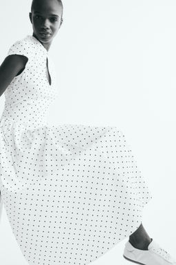 Vestido de algod?n con vuelo - H&m фото 4