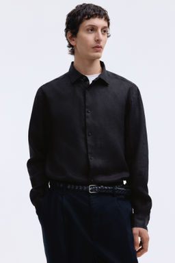 Camisa de lino Slim Fit - H&m фото 6