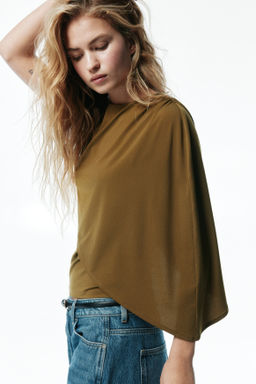 Top con detalle efecto capa - H&m фото 3