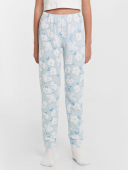 Комплект для девочек (джемпер, брюки) голубой с птицами - Mark formelle фото 4