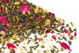 Зеленый ароматизированный чай "GRUNBERG" LITE " Царица Нефертити (улун) "