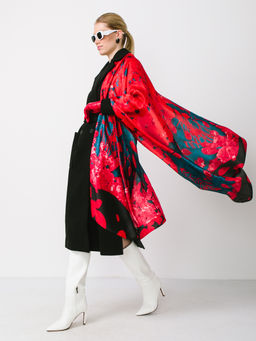 Большой мягкий очень нежный двусторонний палантин - Tantino фото 7