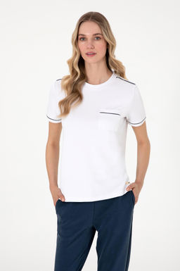 Kad_n Beyaz Ti__rt Sepette S_rpriz _ndirim