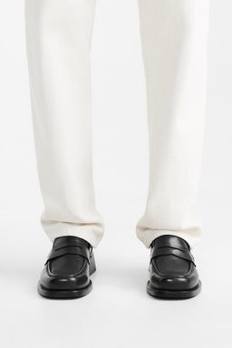 SQUARE-TOE LOAFERS - Zara фото 3