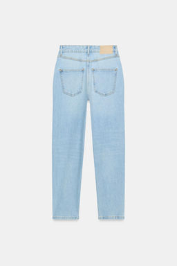 JEANS Z1975 MOM FIT TIRO ALTO / Azul claro - Zara фото 9