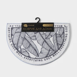 Коврик для дома SAVANNA Everything goes well, 40?60 см, цвет белый  фото 8