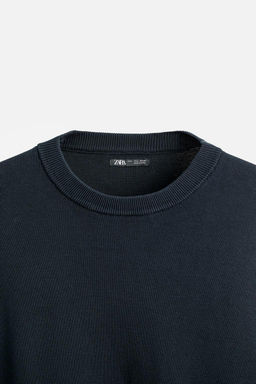 TEXTURED COTTON - MODAL SWEATER - Zara фото 8