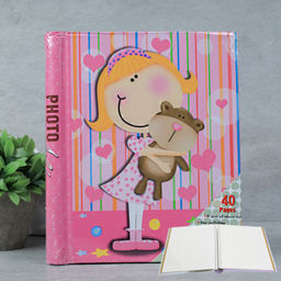 Фотоальбом магнитный 20 листов Дети / 031N /уп 40/микс 4 вида (Розовый) - Галеонтрейд фото 8