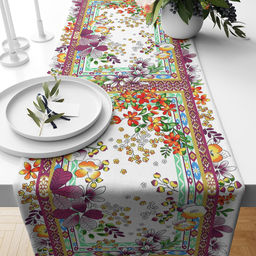 Дорожка столовая, сервировочная 50х150см Магали, хлопок Премиум 236г/м2, упаковка классическая 28х41см, Домашняя мода (Россия)