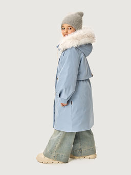 Парка 5з4426 синий туман - Nikastyle фото 2