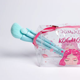Косметичка-пенал из прозрачного PVC Космос внутри тебя, 14х8 см - Beauty fox фото 3