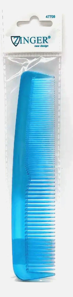 Расческа SZ-8218, Combs Transp. Green / Зелёная комбинирован. большая