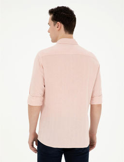 A__k Pembe Regular Fit Uzun Kollu G_mlek