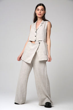 Жилет ЛЕН - Жан и параскева фото 12