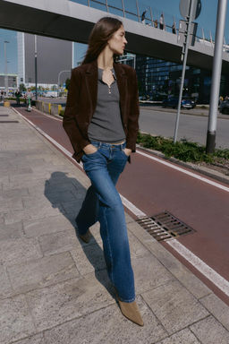 Z1975 RELAXED SLIM LOW-RISE JEANS - Zara фото 6