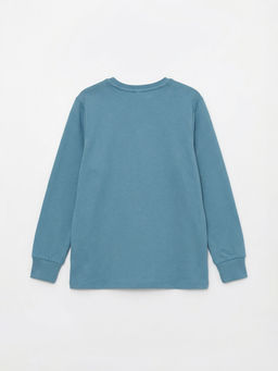 Bask?l? Erkek ?ocuk Pijama Tak?m